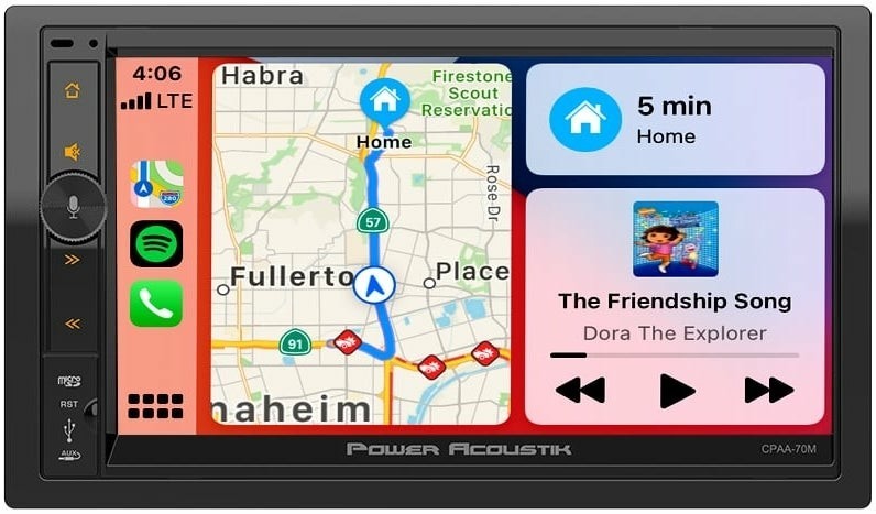 7 Inch Wireless Apple Carplay Android Auto Double Din Car Stereo, Bluetooth