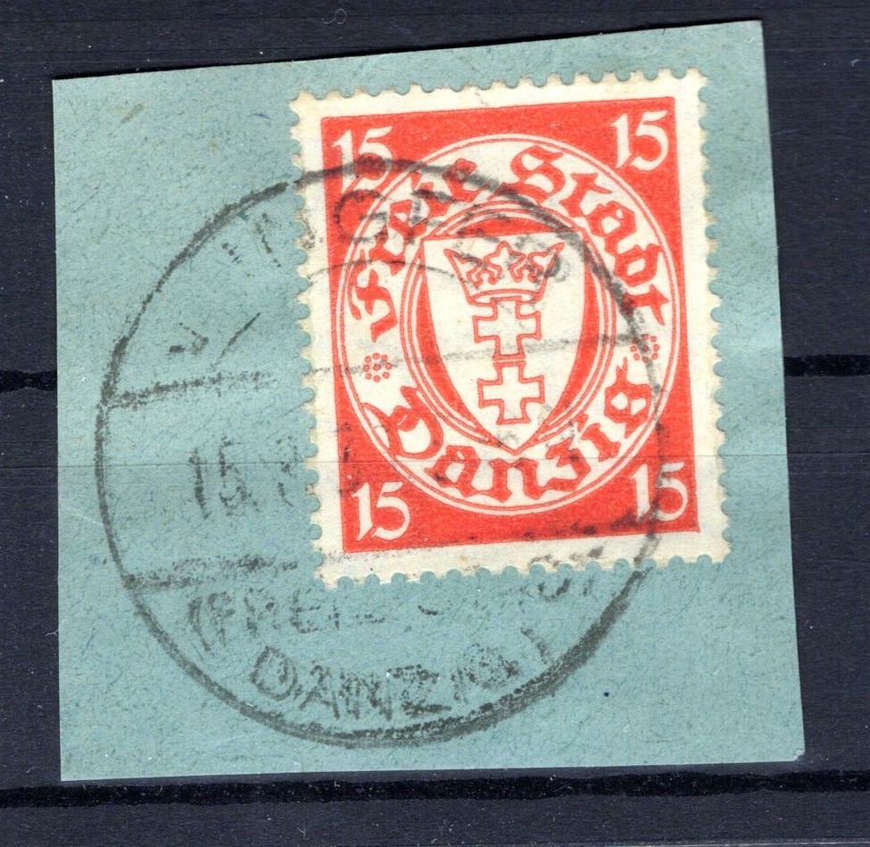 Danzig Stamp Jungfer Gest. Luxury Letter Piece (Ca6128)