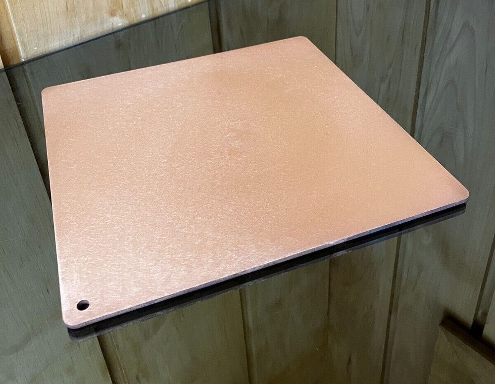1/8” Thick Pure Copper Heat Diffuser 9” Square Stove Topper Defrost Plate
