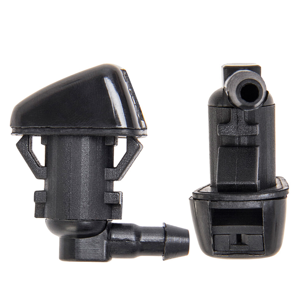 2pcs Windshield Washer Fluid Spray Jet Nozzle Kit Front For Ford Edge 2007-2010