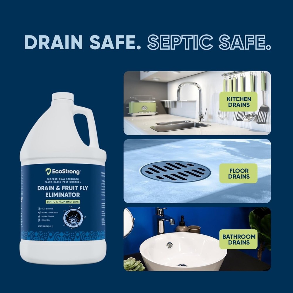 All-Natural Fruit Fly Drain Treatment