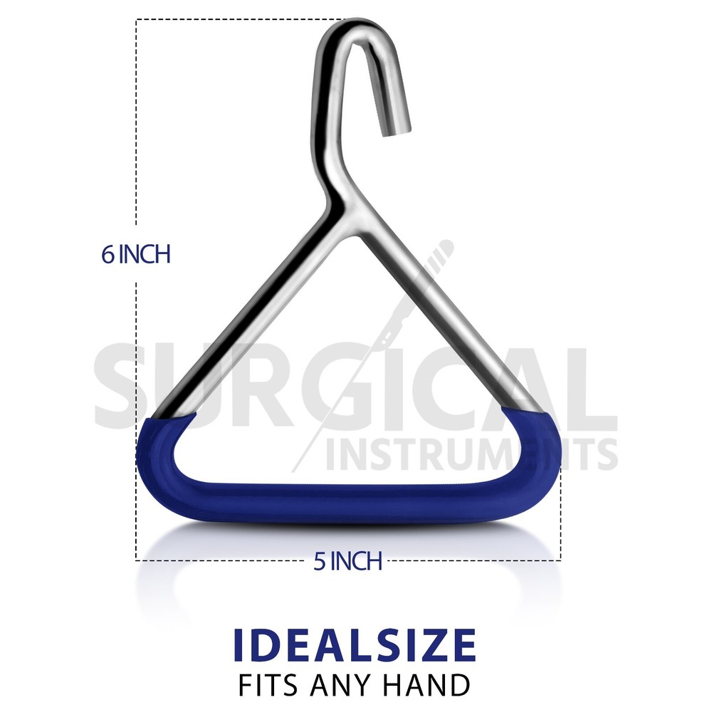 OB Handle/Grip Ideal Instruments Blue Polycoated OB Chain Handle Calving German
