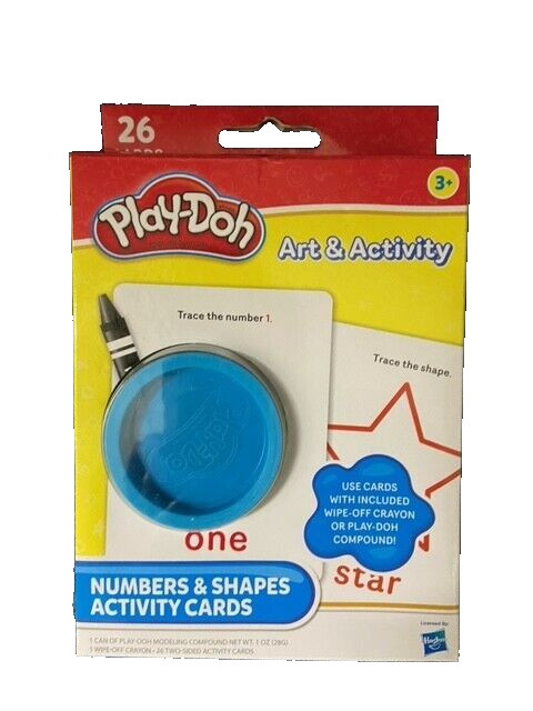 Playdoh Art & Activity, Numbers & Shapes Activity Cards