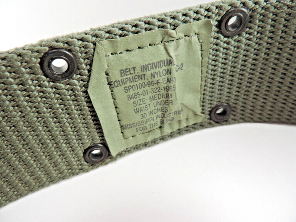 2.125" Web Belt Individual Equipment Nylon LC-2 Medium Green