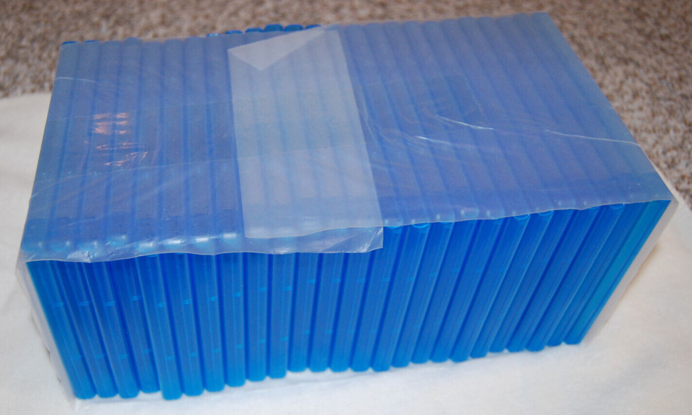 25 Double Blu-Ray Standard Empty Replacement Boxes Cases 2 Disc 12mm #BR2R12BL