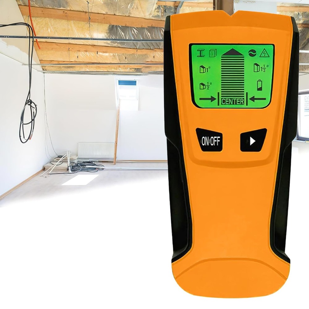 Stud Finder Wall Scanner Tool with Intelligent Microprocessor Chip, HD LCD Displ