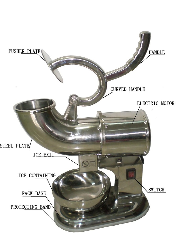 EIcetric Chopper Ice Crusher Ice Crushing Machine Block Shaving Machine Tool New