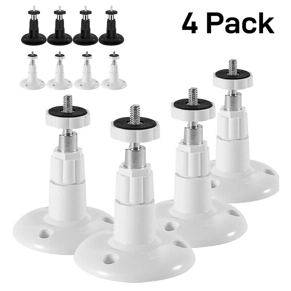 4 Pack 360° Adjustable Mount for Arlo Pro Security Camera Flexible Bracket