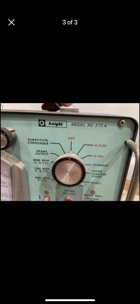 Vintage knight kg-375A universal auto analyzer *untested*