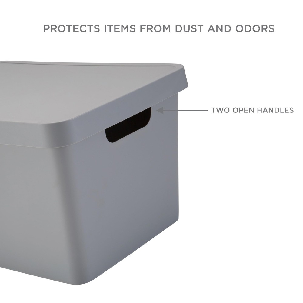 Simplify Large Vinto Storage Box | Stackable | Home Organization | Bathroom |...