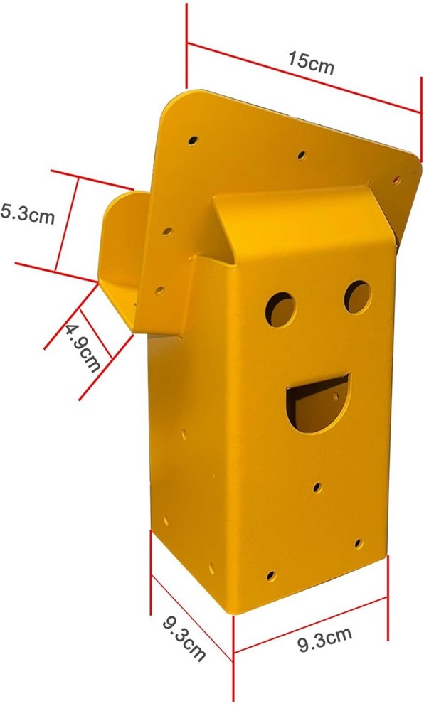 1PCS LH Smile 4"x 4" Compound Angle Brackets/Deer Stand Brackets/Elevator