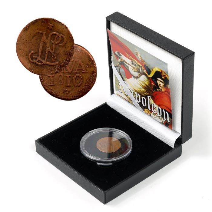 Napoleon Copper Duit Coin 1806-10 CE Authenticated Java Budget Indonesia