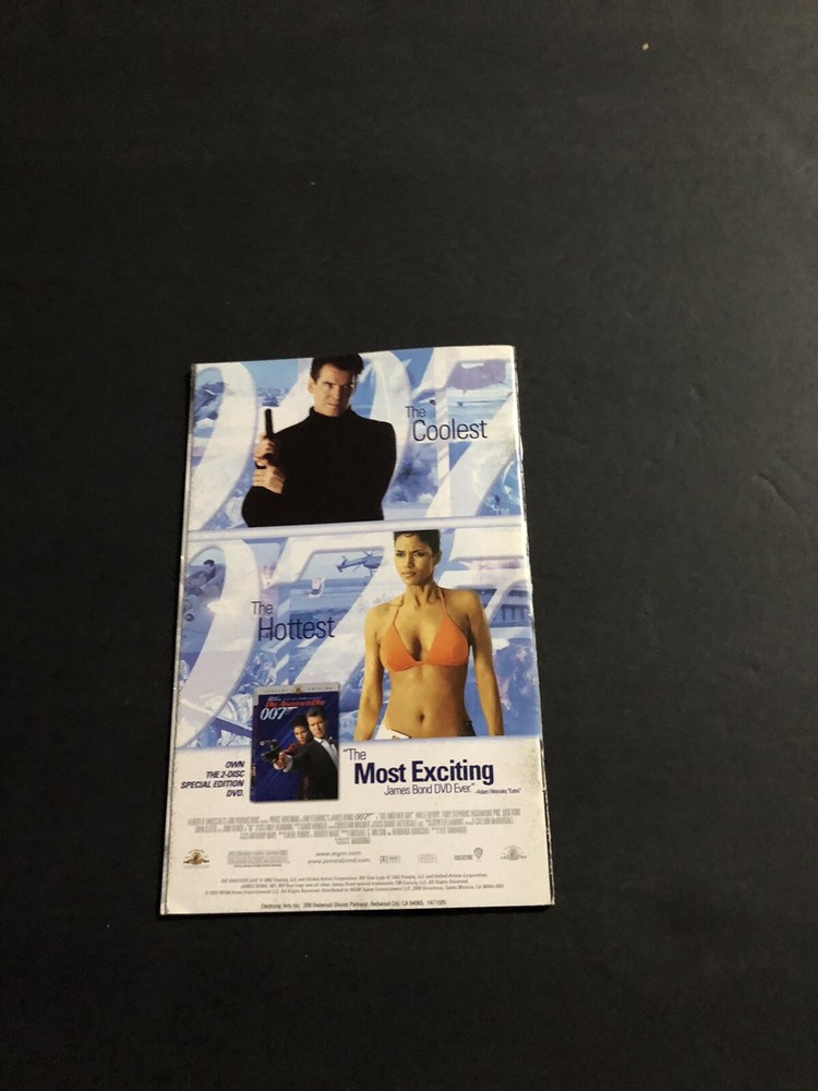 007 everything or nothing xbox Manual Only