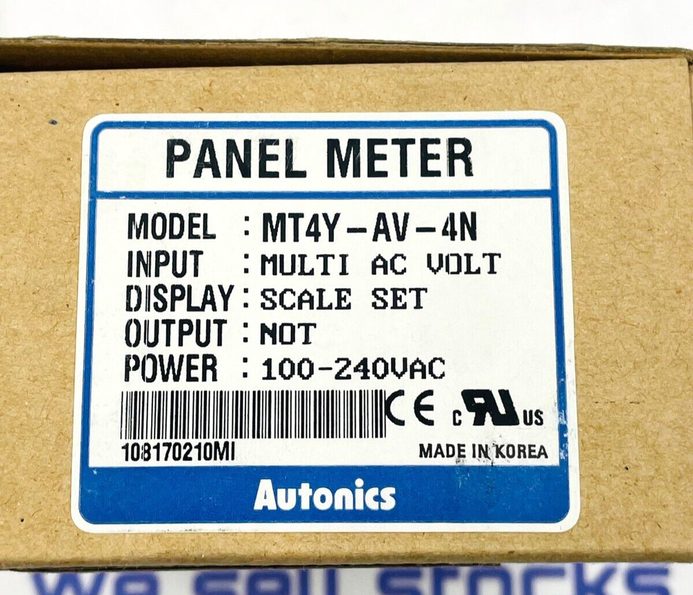 AUTONICS MT4Y-AV-4N Panel Meter