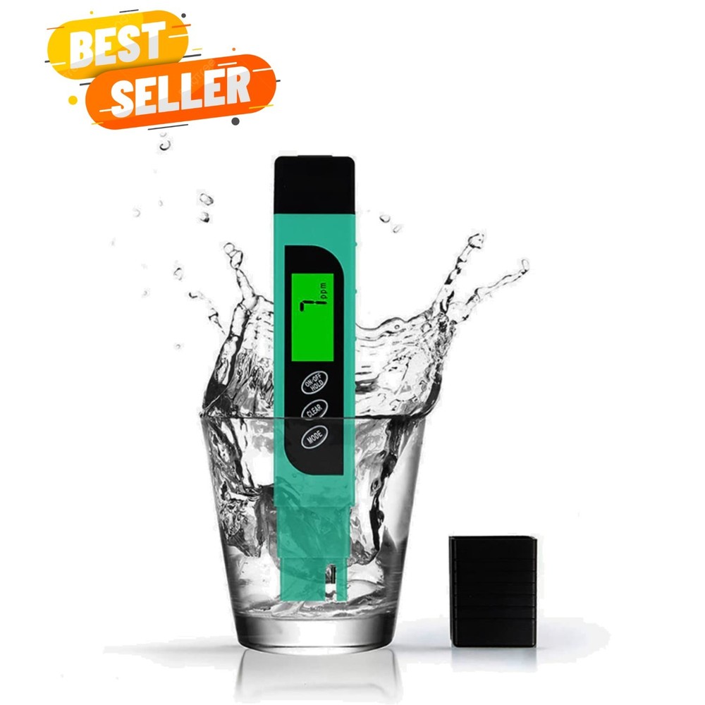 Accurate TDS Testing Meter with Protective Case - Essential for Water Quality