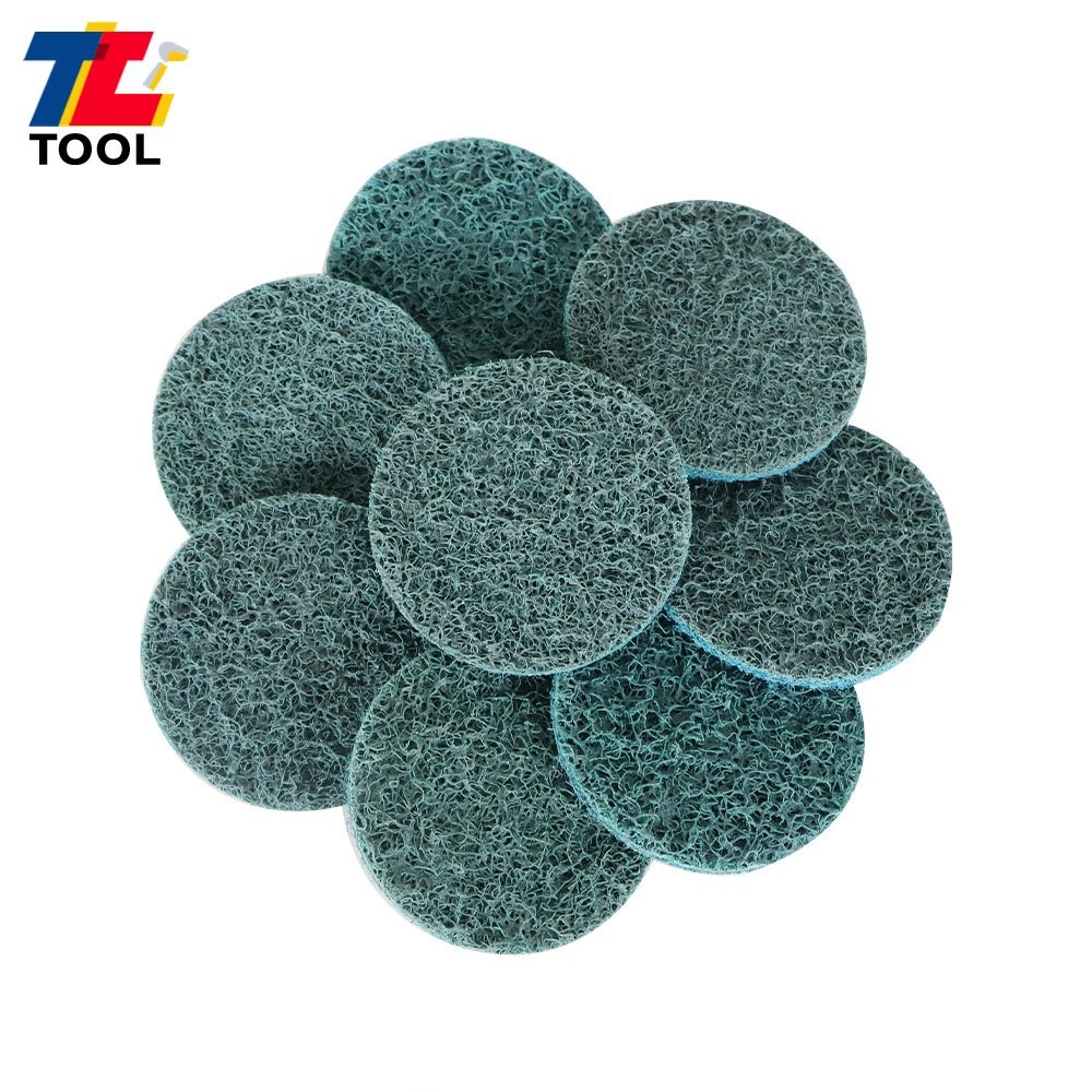 50Pcs 2" Fine Surface Conditioning Discs Roll Lock Grinder Sanding Pads