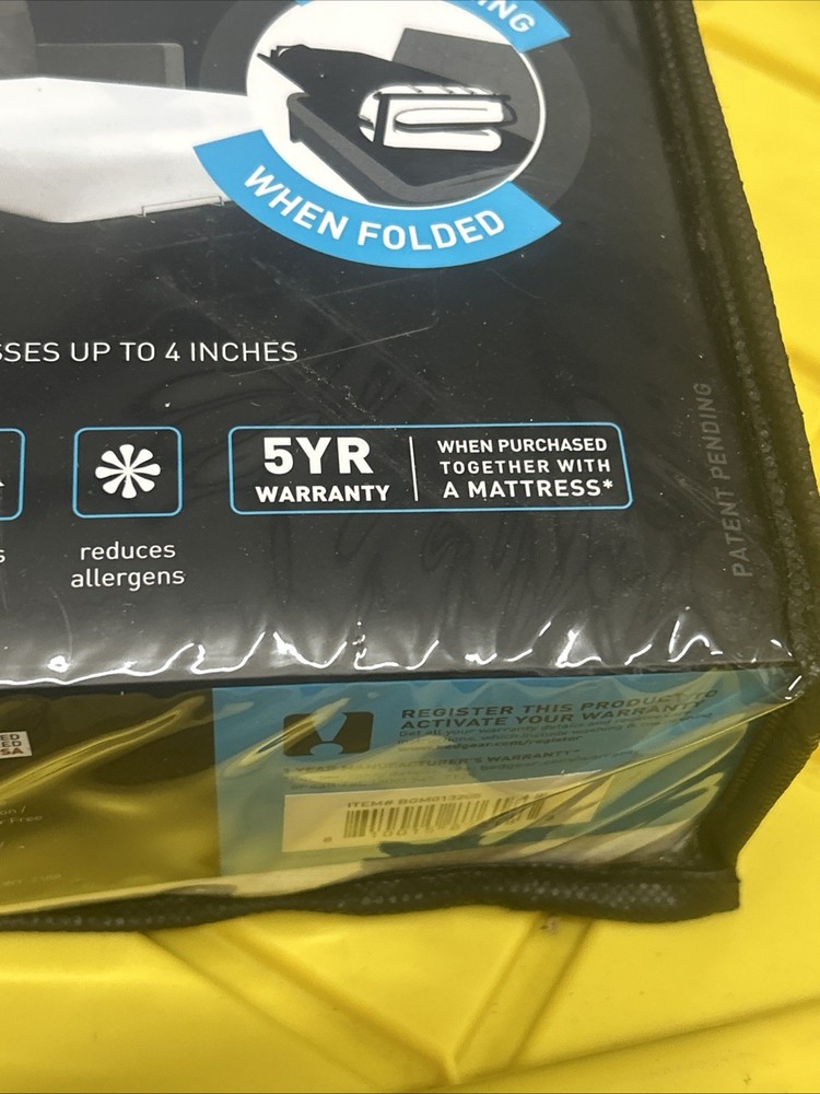 Bedgear Sofa Bed MattressProtector iProtect New in Box