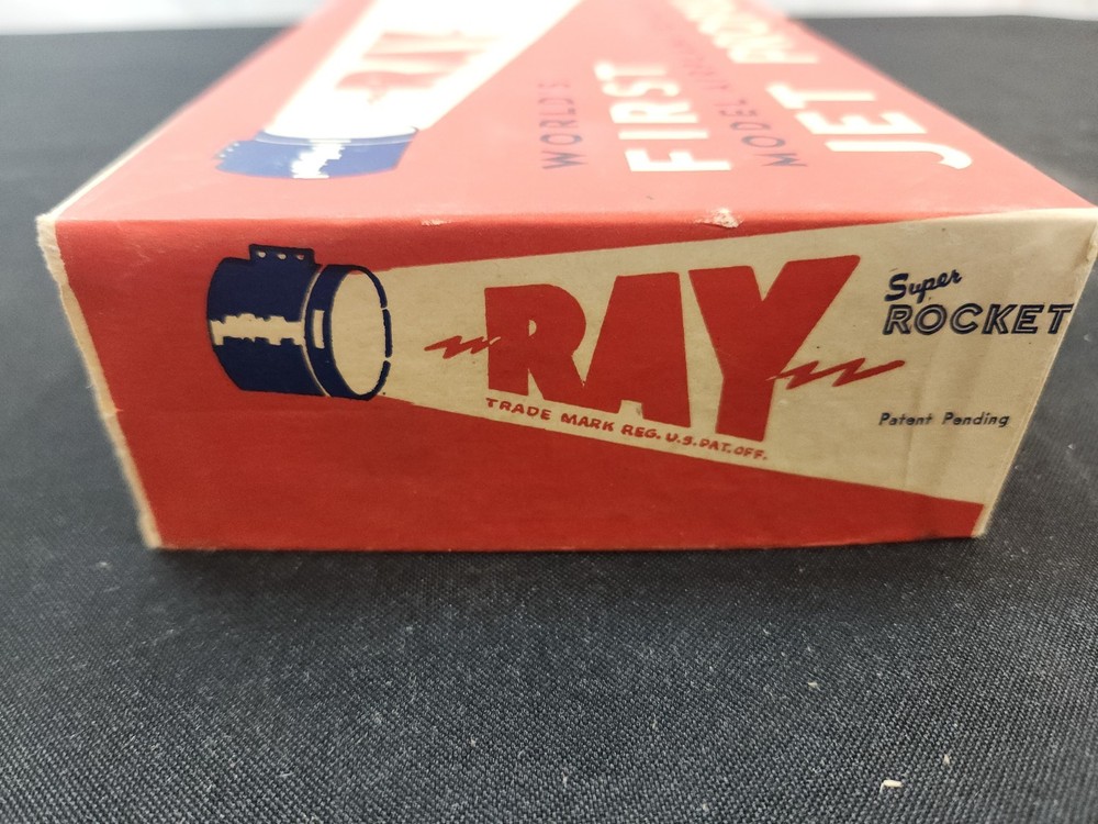 Vintage Ray Balsa JET POWER model airplane kit Super Rocket JP-2 #2