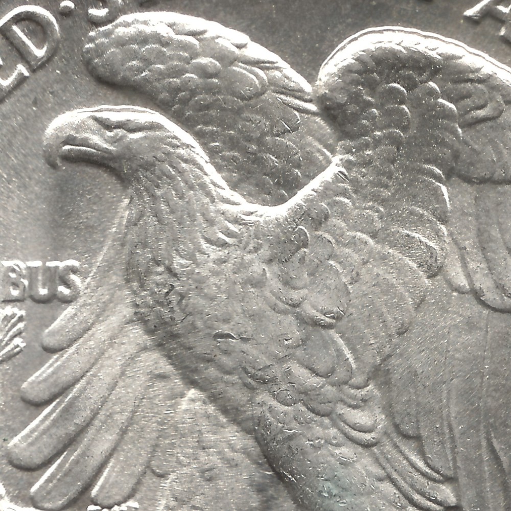 1943 Walking Liberty Half Dollar, MS