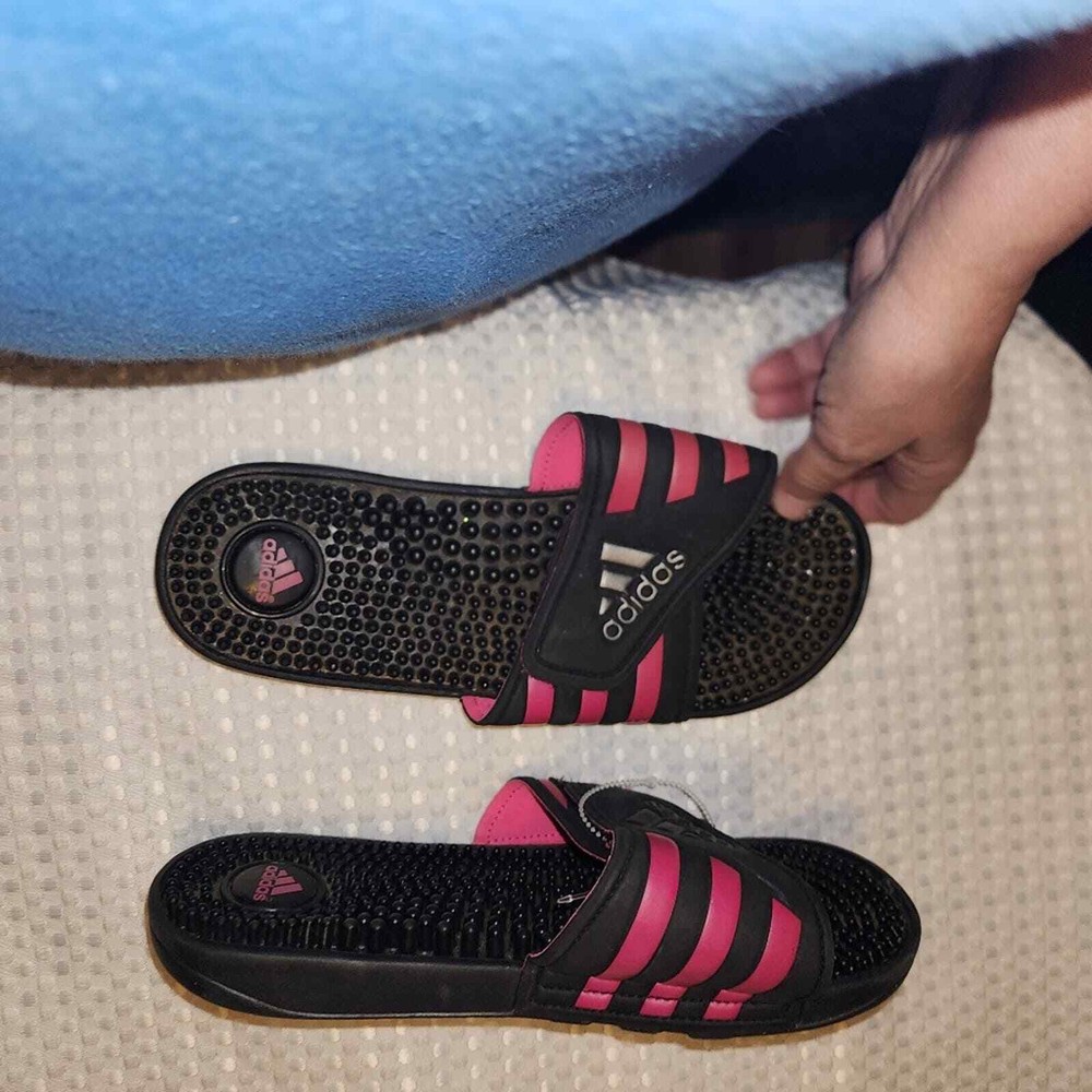 ADIDAS EUC MENS SIZE 6 SLIPON SANDALS