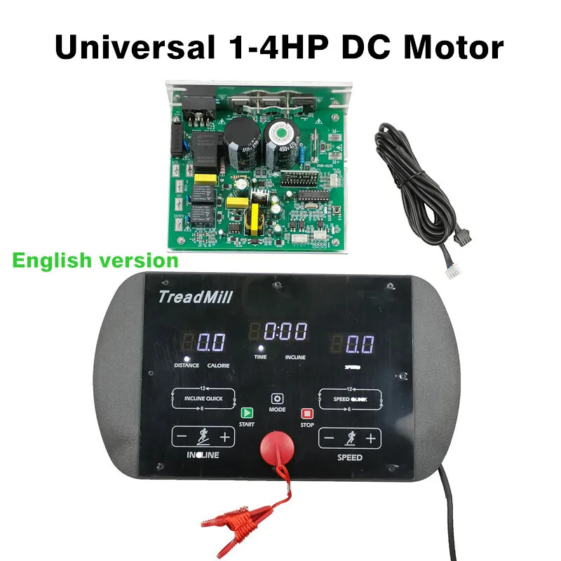 General Use for Repair Treadmill Control Board + Display Panel 1-2.0HP DC Motor