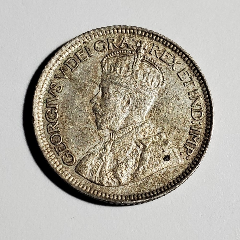 Canada 1918 Silver 10 Cents KM Nice CH AU+