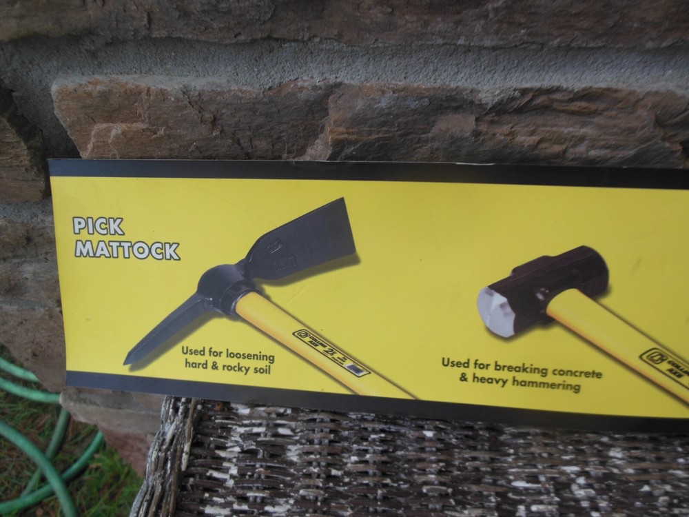 Collins Axe Store Display Rack Plastic Sign 39" x 5"