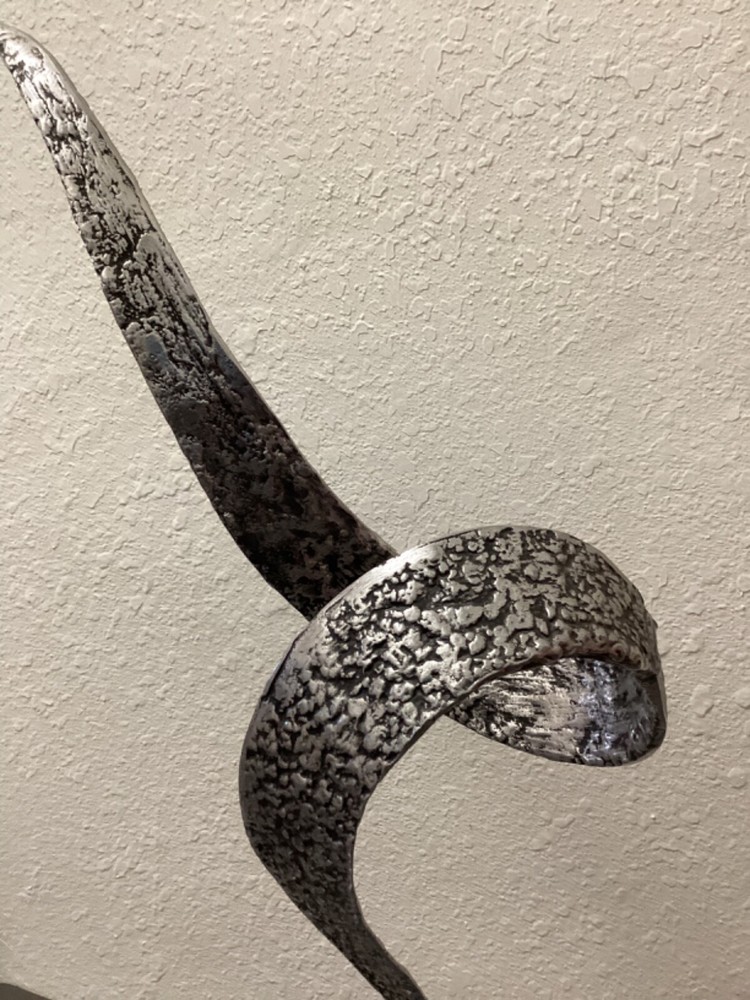Abstract Silas Style Swirl Sculpture