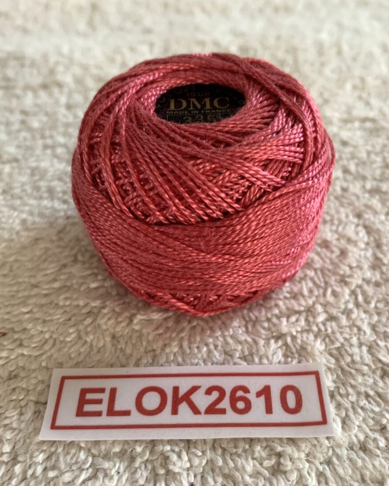 DMC Perle Cotton Thread Size 8 Rose 335 95 Yards