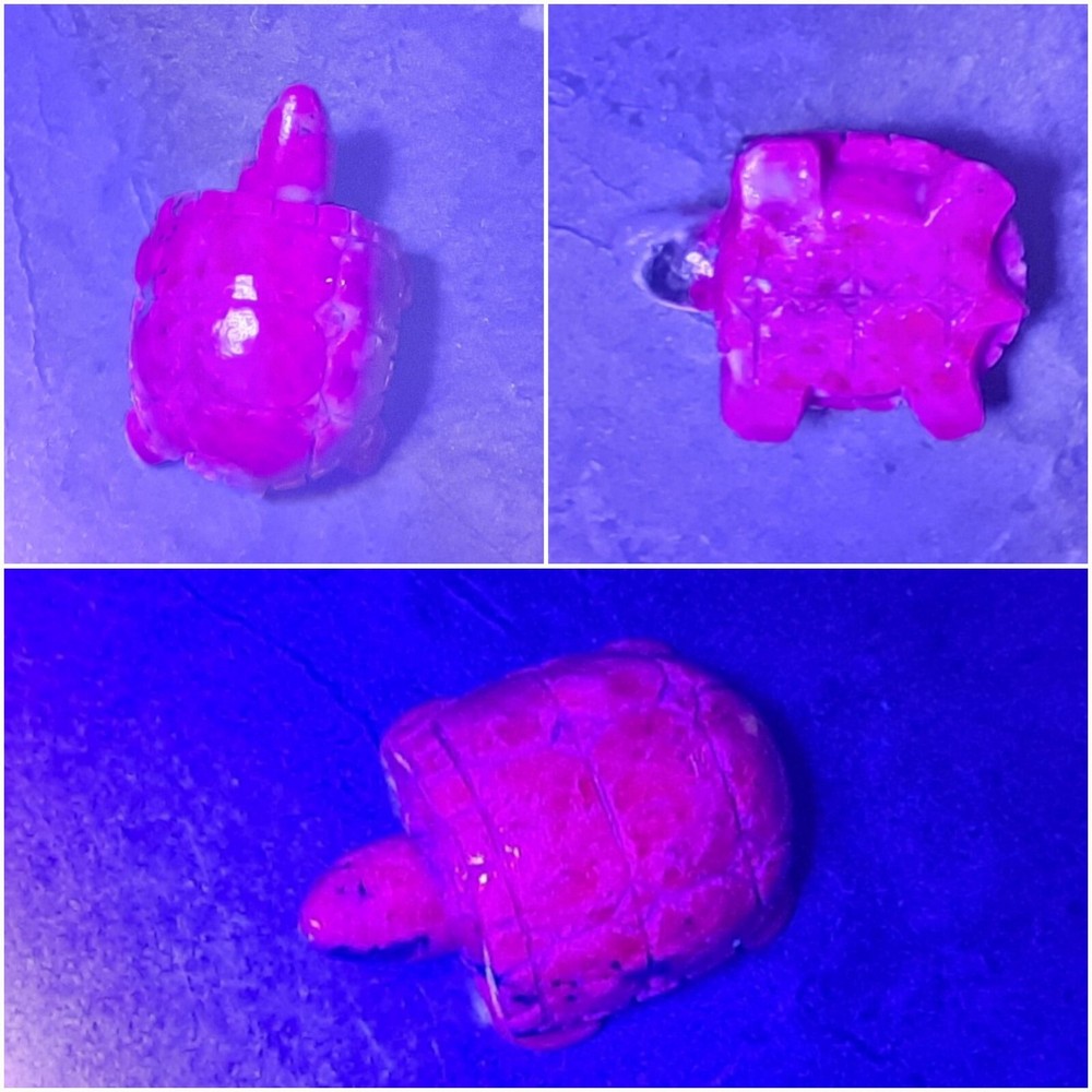 🐢66.45ct Natural Solid Ruby-Zoisite Turtle Gem Carving/Figurine🐢