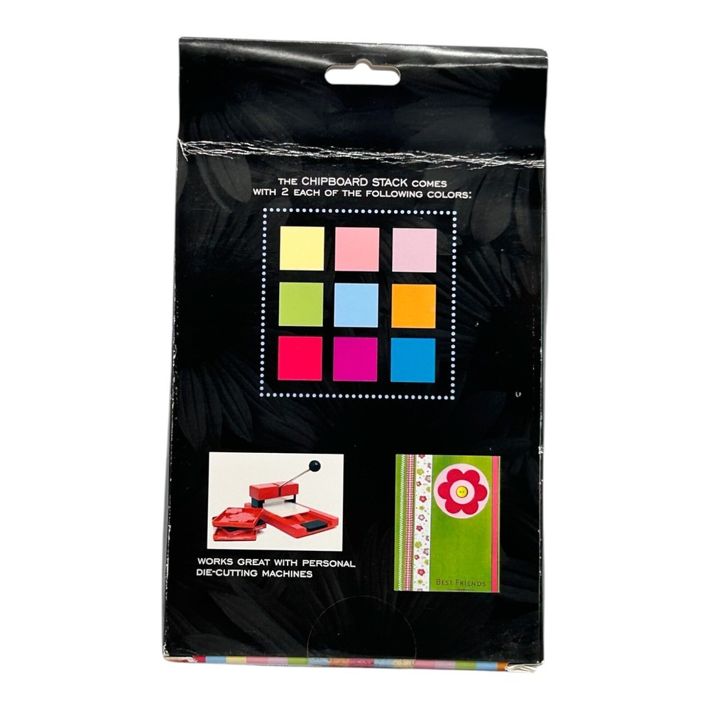 DCWV Chipboard Mat Stack 18 Sheets Bright Colors 4.5” X 6.5” NEW