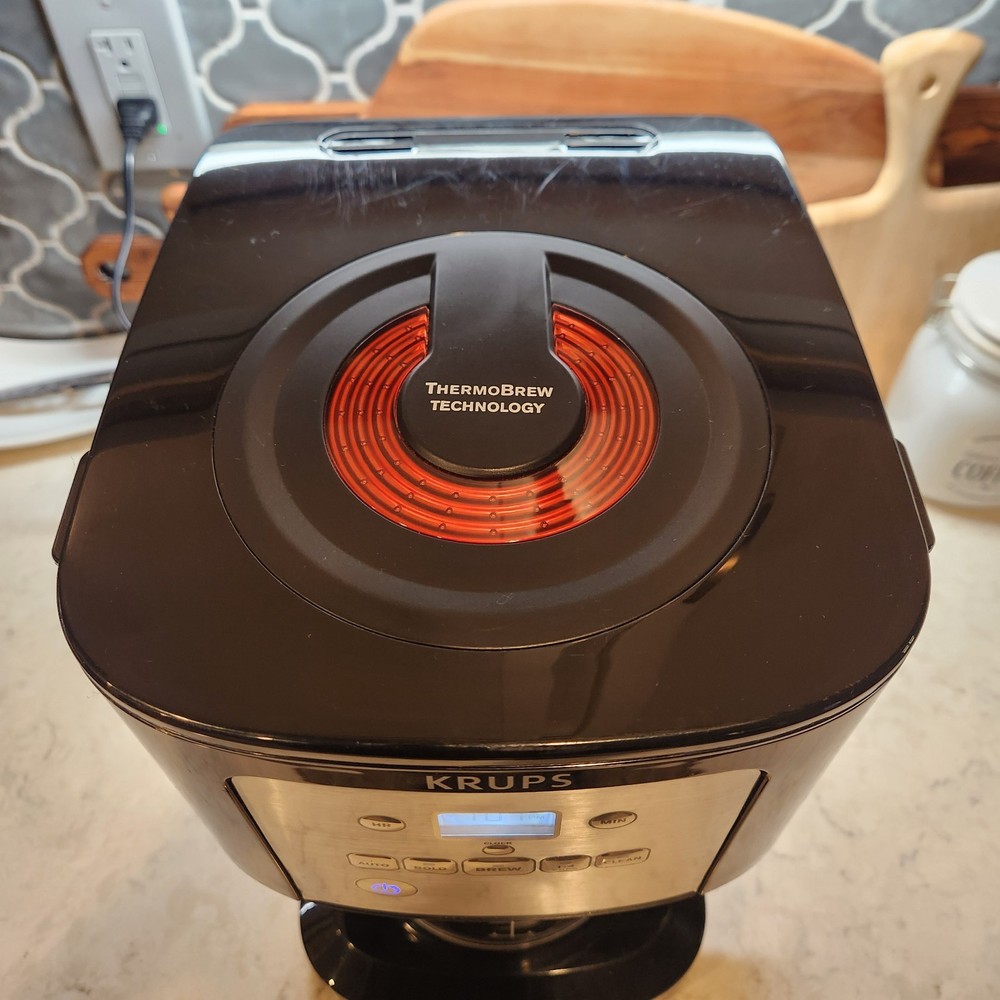 KRUPS 12cup Coffee Thermo Brew Tech Programmable Excellent Condition