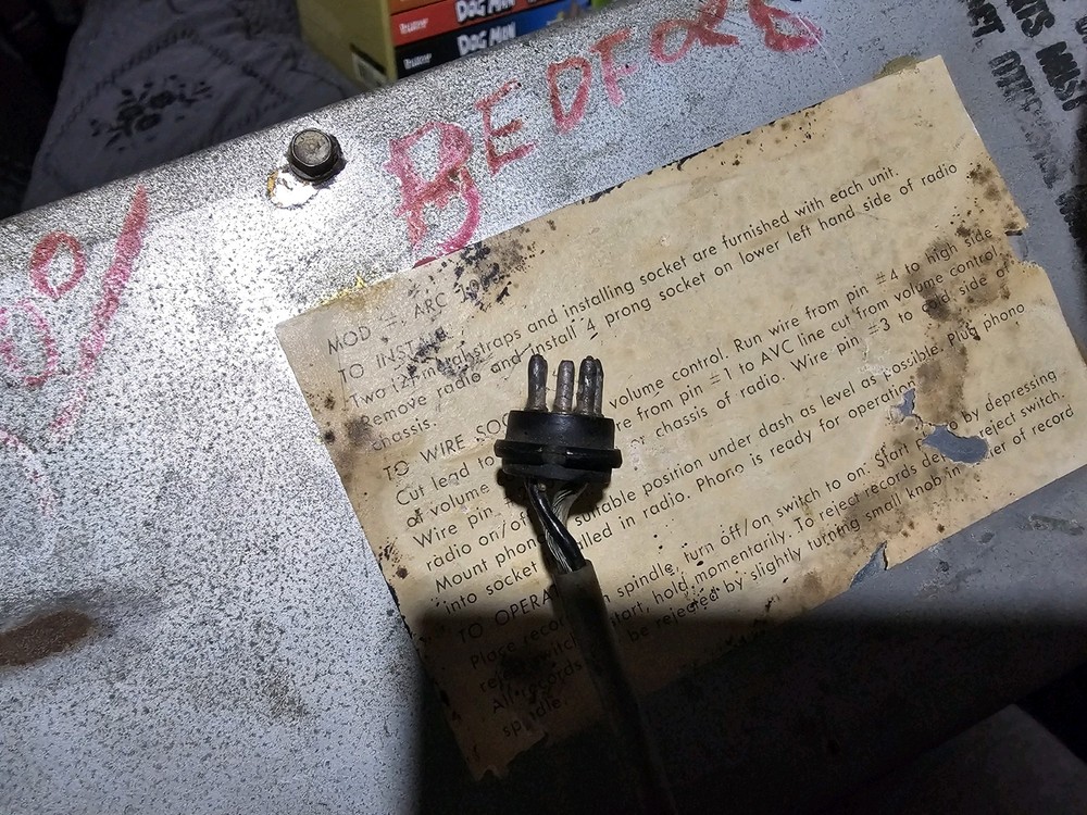 1960's Vintage Car Record Player