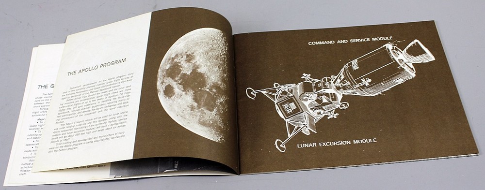 NASA Manned Spacecraft Center Apollo Gemini Technical Manual Brochure