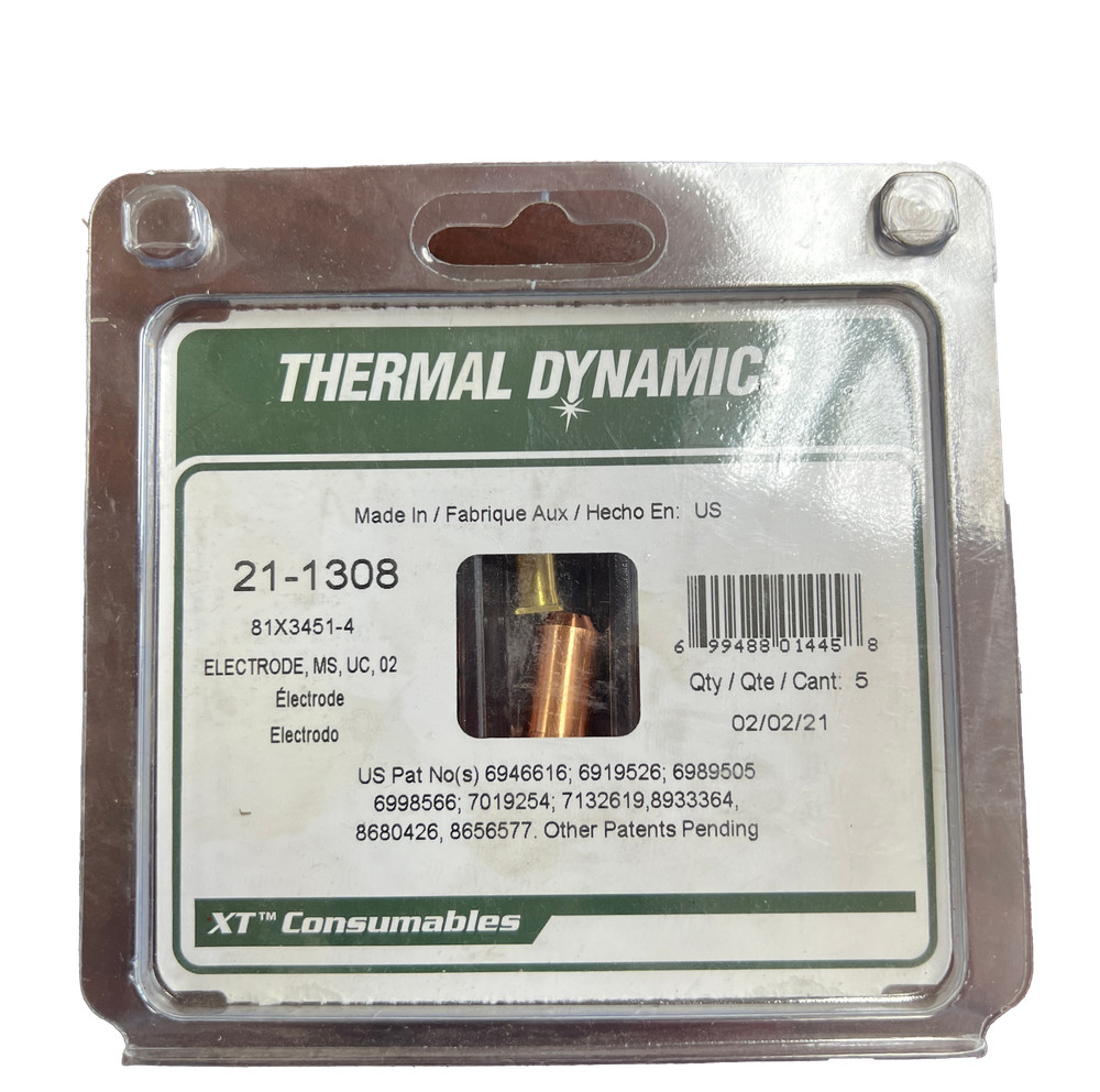 Thermal Dynamics 21-1308 Electrode 400A pack of 5