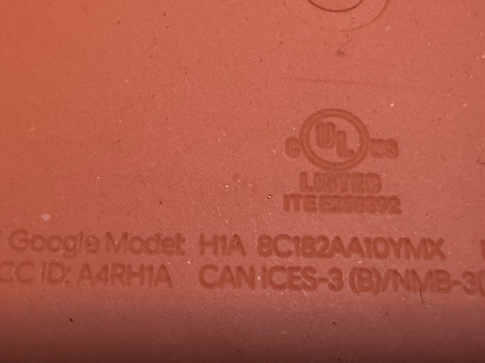 Google Nest Hub 1st Gen Smart Display White