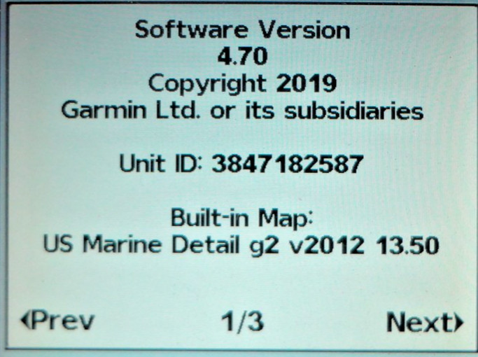 GARMIN GPSMAP 546s GPS CHART PLOTTER SONAR FISHFINDER MFD w/ POWER CABLE