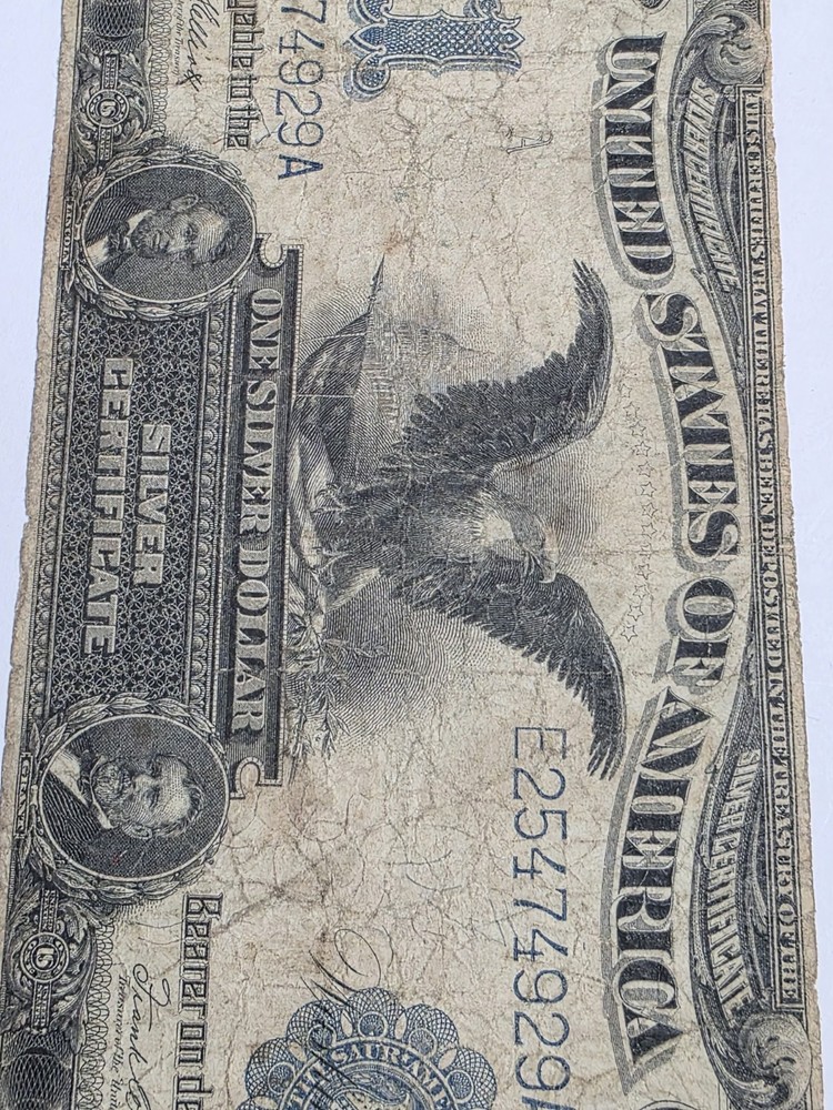 1899 $1 SILVER CERTIFICATE BLACK EAGLE NOTE Fr-235