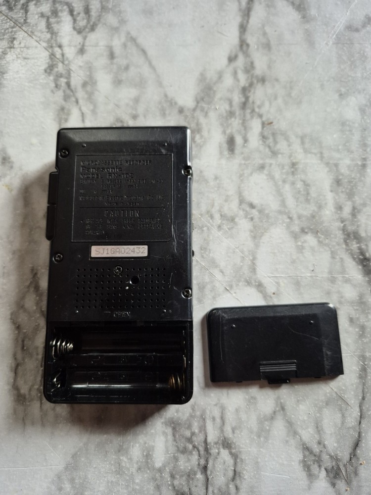 Panasonic RN-102 Fast Playback 2-Speed Microcassette Recorder Fully Tested