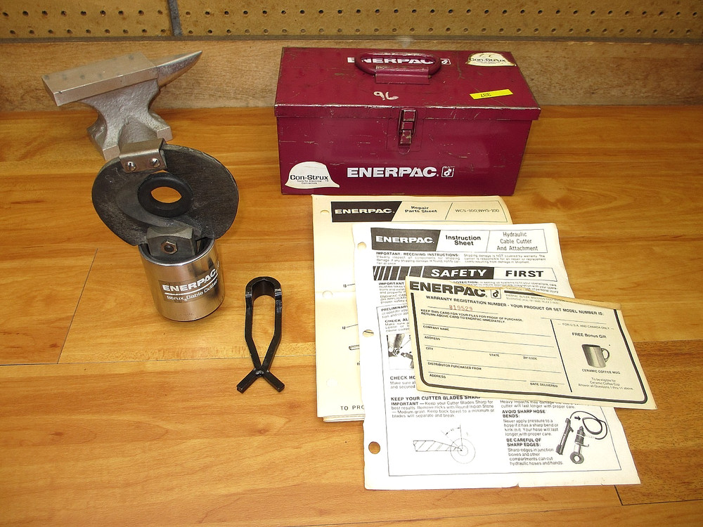 Enerpac WCS-100 *USED NICE* Strux Cable Cutter CS-100