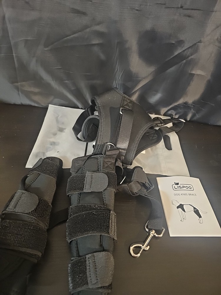 LISPOO Dog Knee Support Brace Size Large  ~ NEW (Open Box)