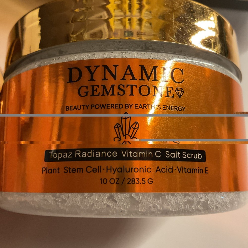 Dynamic Gemstone, Topaz, Radiance, Vitamin C Salt Scrub New