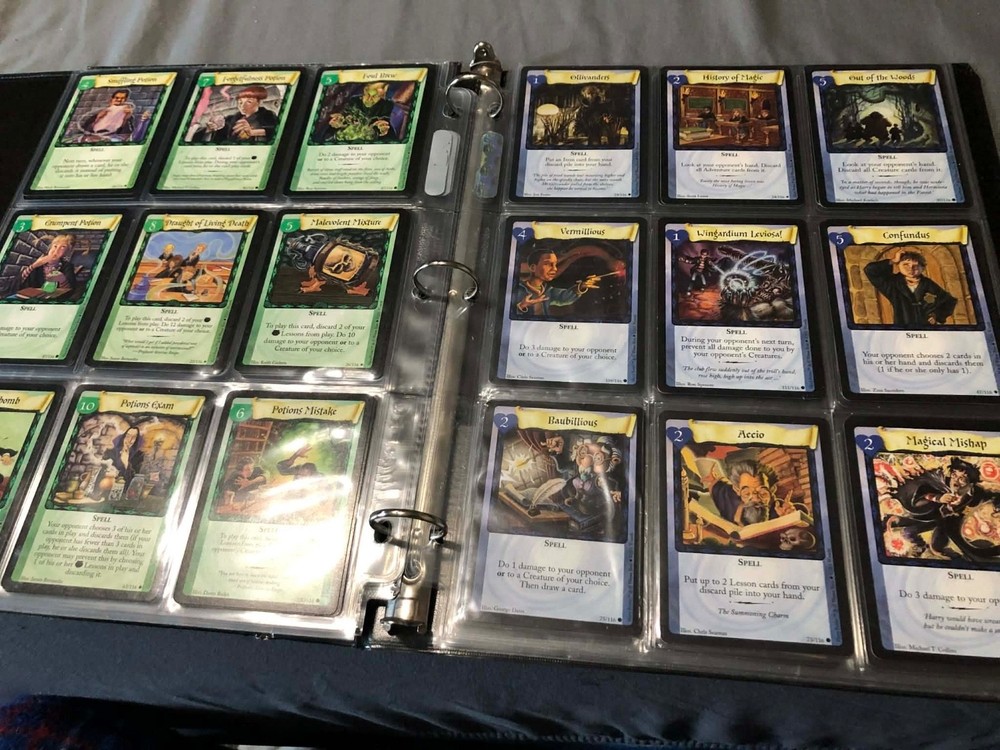 harry potter tcg true complete base set 119/119