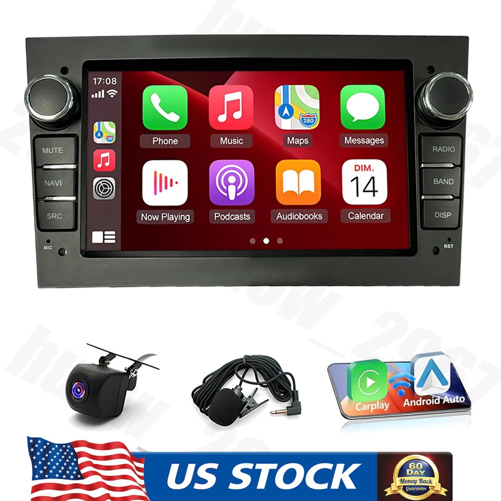 CarPlay Android Auto Android 15 4+64G 7"Screen For Opel Combo 2000,2004-2010