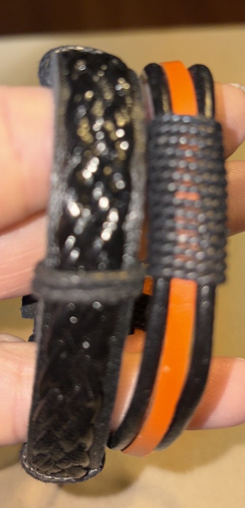 17 Leather /vegan Leather Pull Close Braclets Variety Pack