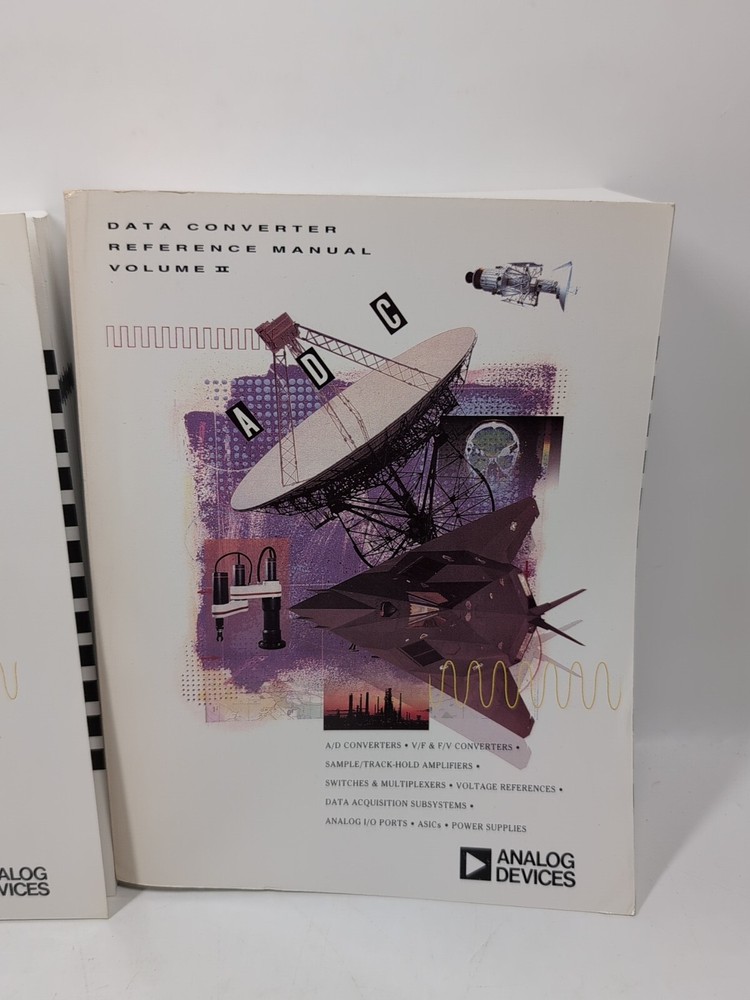 Electronics Book: Analog Devices, Data Converter Reference Manual Vol 1&2 1992