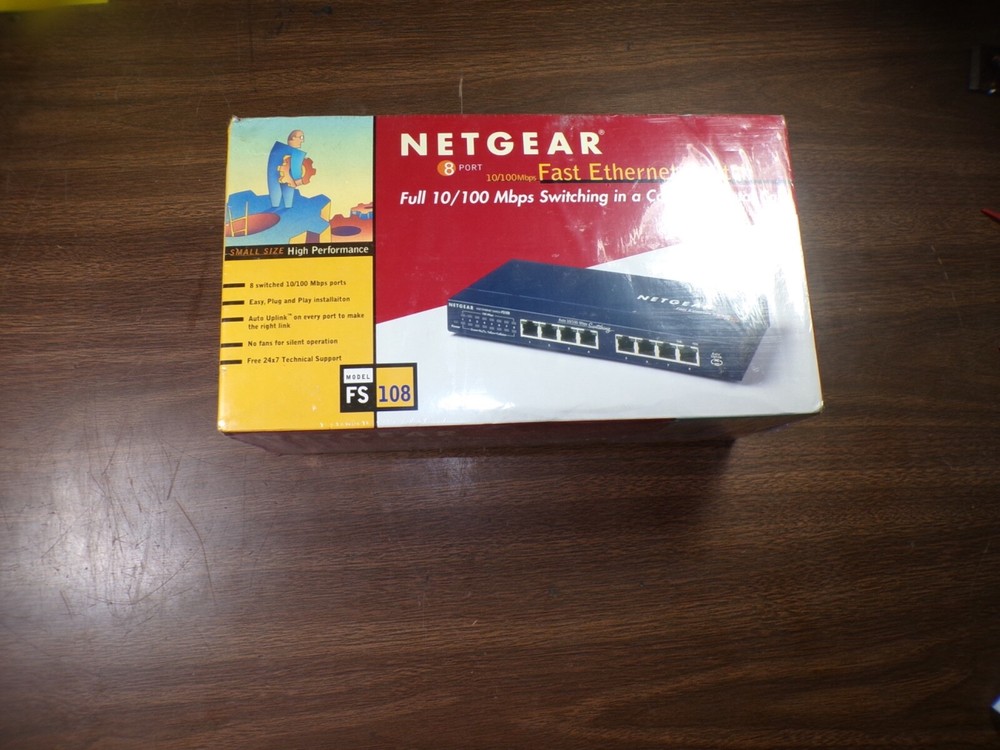 NETGEAR FS108NA FAST ETHERNET SWITCH