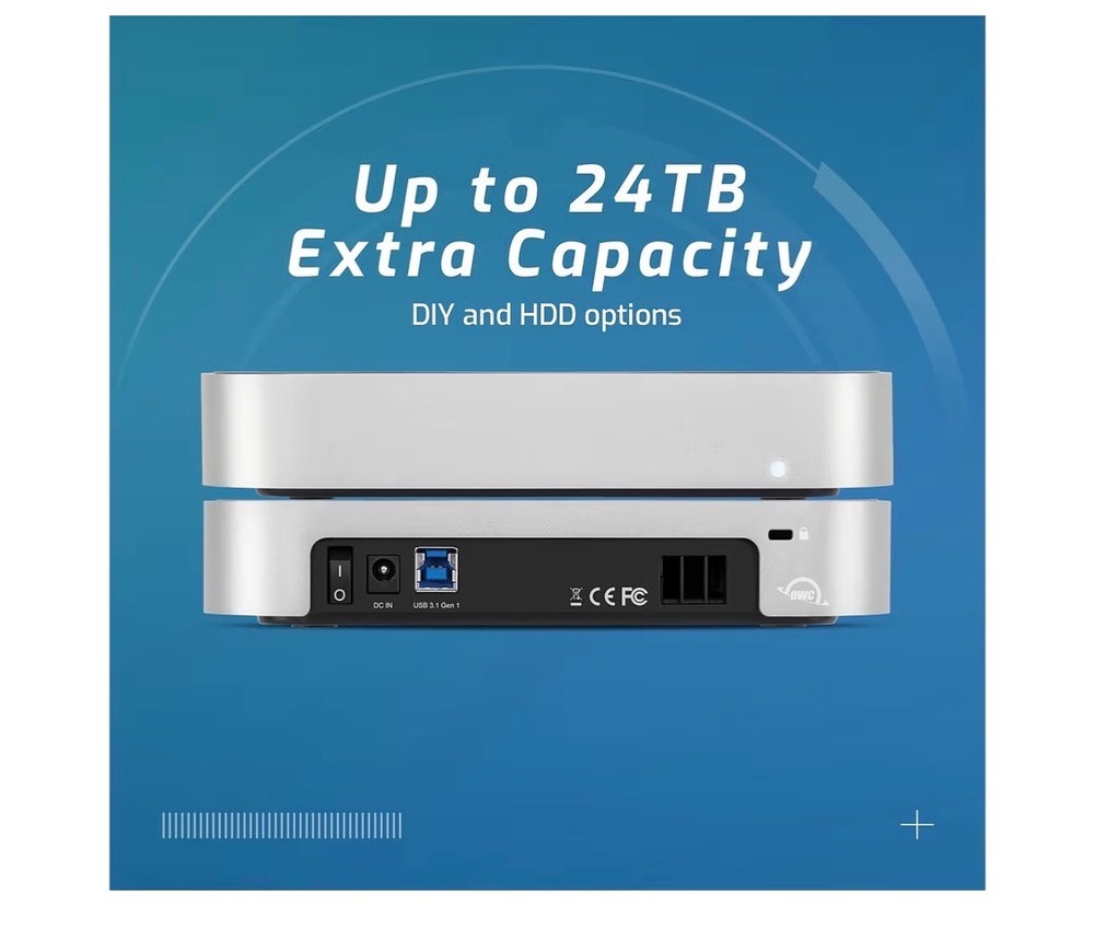 2.0TB HDD miniStack USB 3.2 Storage Solution
