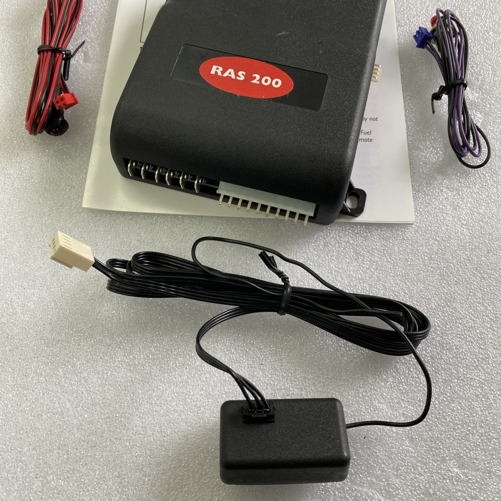 NEW BLACK WIDOW RAS200 MODULE / ANTENNA / LED / VALET SWITCH INCLUDED