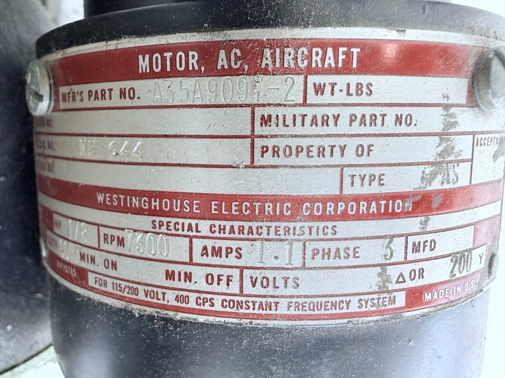 Aircraft Pressurization Package 2830402 Cornelius Air Compressor System